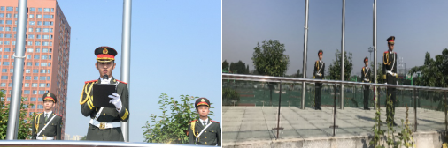 成都市實驗外國語學(xué)校國旗班聘書頒發(fā)儀式暨建黨獻禮活動