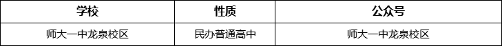 成都市師大一中龍泉校區(qū)官網(wǎng)、網(wǎng)址、官方網(wǎng)站